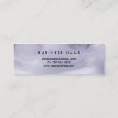 Carte De Visite Mini Élégant professionnel moderne simple (Dos)