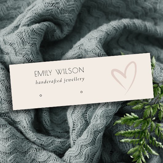 Carte De Visite Mini Élégant simple Élégant Écran d'oreille