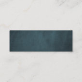 Carte De Visite Mini Elégant site de mariage floral d'hiver RSVP insére (Dos)