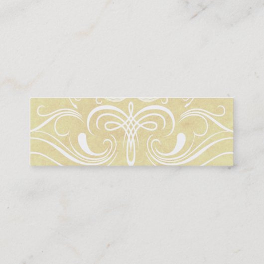 Carte De Visite Mini Éléments soignés (Dos)