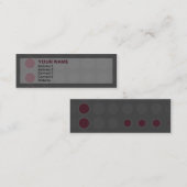 Carte De Visite Mini elipses (Devant / Derrière)