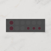 Carte De Visite Mini elipses (Dos)