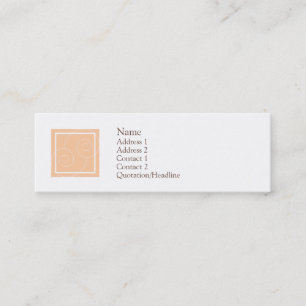 Carte De Visite Mini Elise - pêche