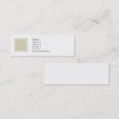 Carte De Visite Mini Elise - Tan (Devant / Derrière)