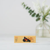 Carte De Visite Mini Emballage de moto (Debout devant)
