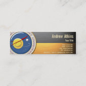 Carte De Visite Mini Emblème de la NASA [3D] (Dos)