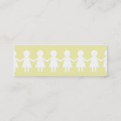 Carte De Visite Mini Enfants - maigres (Dos)