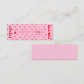 Carte De Visite Mini ENNEMIS AUX AMOUREUX - Signets ⚔️ ❤️ (Devant / Derrière)