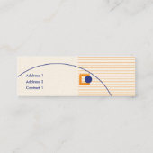 Carte De Visite Mini Entouré - maigre (Dos)