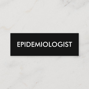 Carte De Visite Mini épidémiologiste