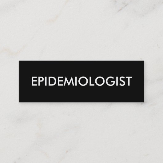 Carte De Visite Mini épidémiologiste (Devant)