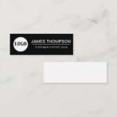 Carte De Visite Mini Équipement de logo personnalisé pour l'employé de  (Devant / Derrière)