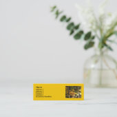 Carte De Visite Mini Érables d'or d'automne (Debout devant)