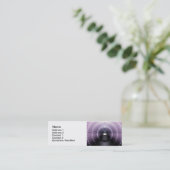 Carte De Visite Mini Espace Violet (Debout devant)