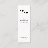 Carte De Visite Mini Étapes de pied (Devant)