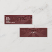 Carte De Visite Mini Étoile avec des ailes (Devant / Derrière)