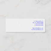 Carte De Visite Mini Étoile de la vie (Dos)