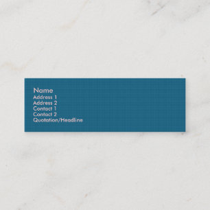 Carte De Visite Mini Étoiles bleues attrayantes de scintillement sur