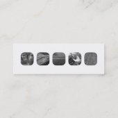 Carte De Visite Mini événement twitter (Dos)