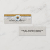 Carte De Visite Mini Événements spéciaux | Jaune classique (Devant / Derrière)