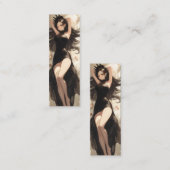 Carte De Visite Mini Evil Elf Queen Anime (Devant / Derrière)