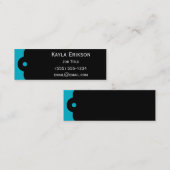 Carte De Visite Mini Exécutif d'étiquette de bagage (Devant / Derrière)