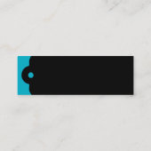 Carte De Visite Mini Exécutif d'étiquette de bagage (Dos)