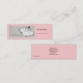 Carte De Visite Mini Exécution à partir du temps (Devant / Derrière)