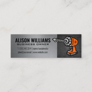 Carte De Visite Mini Exercice d'alimentation   Construction