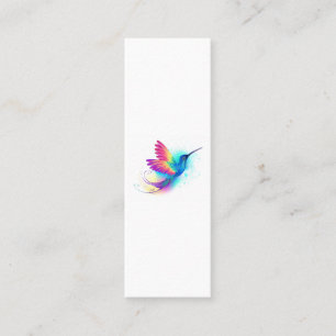 Carte De Visite Mini Exotic Rainbow Hummingbird