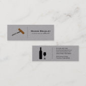 Carte De Visite Mini Expert Vin (Devant / Derrière)