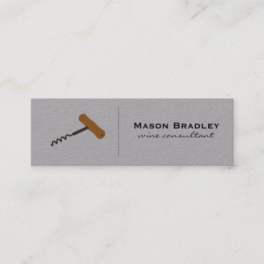 Carte De Visite Mini Expert Vin (Devant)