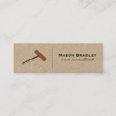 Carte De Visite Mini Expert Vin (Devant)