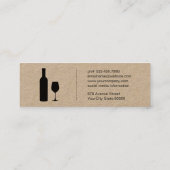 Carte De Visite Mini Expert Vin (Dos)