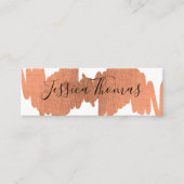 Carte De Visite Mini Expression élégante (Devant)