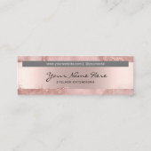 Carte De Visite Mini Extensions Eyelash bon marché (Dos)