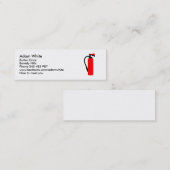 Carte De Visite Mini Extincteur (Devant / Derrière)