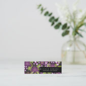 Carte De Visite Mini Eyelash Extensions Artiste maquillage Artiste Trop (Debout devant)