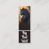 Carte De Visite Mini Fairytale Imaginaire Red Riding Hood & Wolf Signet (Dos)