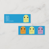 Carte De Visite Mini Fantôme - maigre (Devant / Derrière)