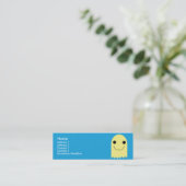 Carte De Visite Mini Fantôme - maigre (Debout devant)