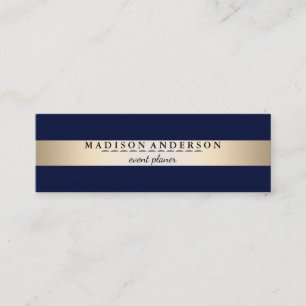 Carte De Visite Mini Faux Gold Foil moderne