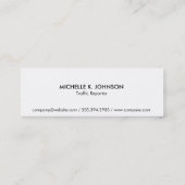 Carte De Visite Mini Feu de trafic (Dos)