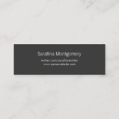 Carte De Visite Mini Feuille moderne Tropical Red Palm (Dos)