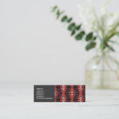 Carte De Visite Mini Feuilles Chaudes (Debout devant)