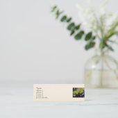 Carte De Visite Mini Feuilles tropicaux (Debout devant)