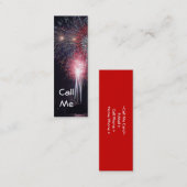 Carte De Visite Mini Feux (Devant / Derrière)