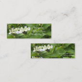 Carte De Visite Mini Fiançailles/Mariage (Devant / Derrière)