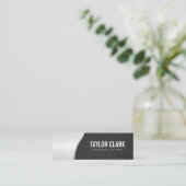 Carte De Visite Mini Fibre et métal de carbone (Debout devant)