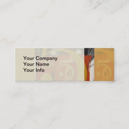 Carte De Visite Mini Figure de Cudern Art moderne (Devant)